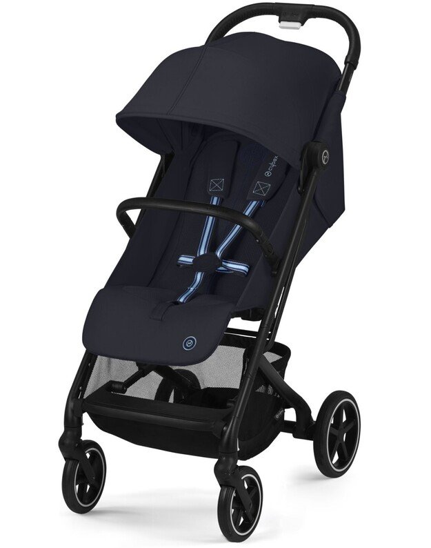 Vežimėlis Cybex Beezy BLK Dark Blue, mėlynas