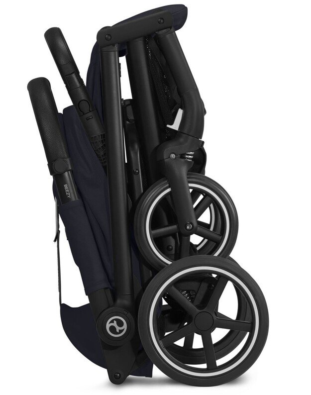 Vežimėlis Cybex Beezy BLK Dark Blue, mėlynas