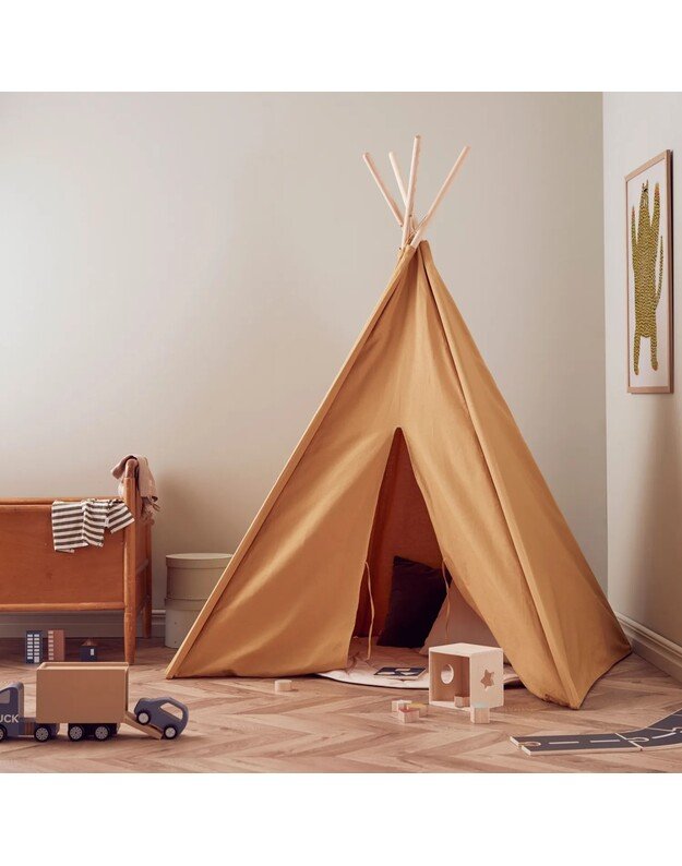 Kid's Concept palapinė (tipis) Yellow, geltona