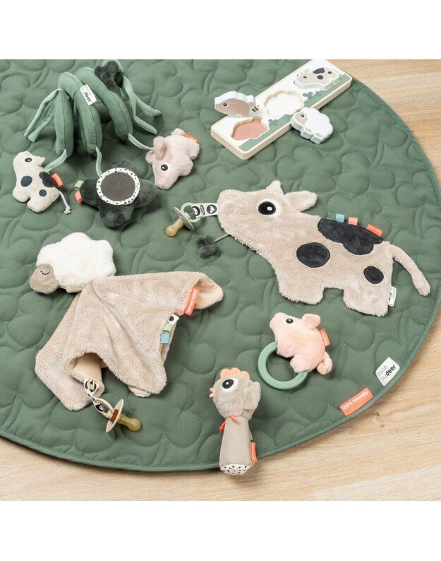 Done by Deer veiklos spiralė kūdikiui Tiny Farm, žalia 4