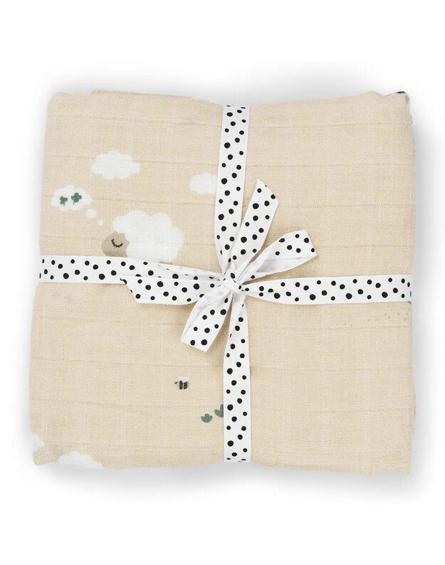 Done by Deer didelis marlinis vystyklas Tiny Farm, smėlio spalvos