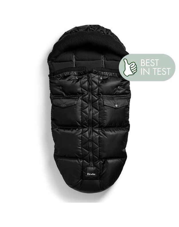 Elodie Details vežimėlio miegmaišis (vokelis) Pilot Black, juodas