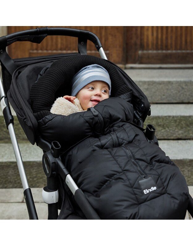 Elodie Details vežimėlio miegmaišis (vokelis) Pilot Black, juodas 1