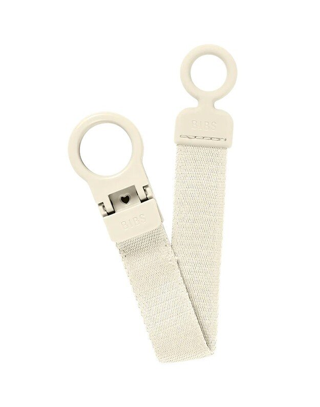 BIBS čiulptuko laikiklis Loop Ivory, baltas