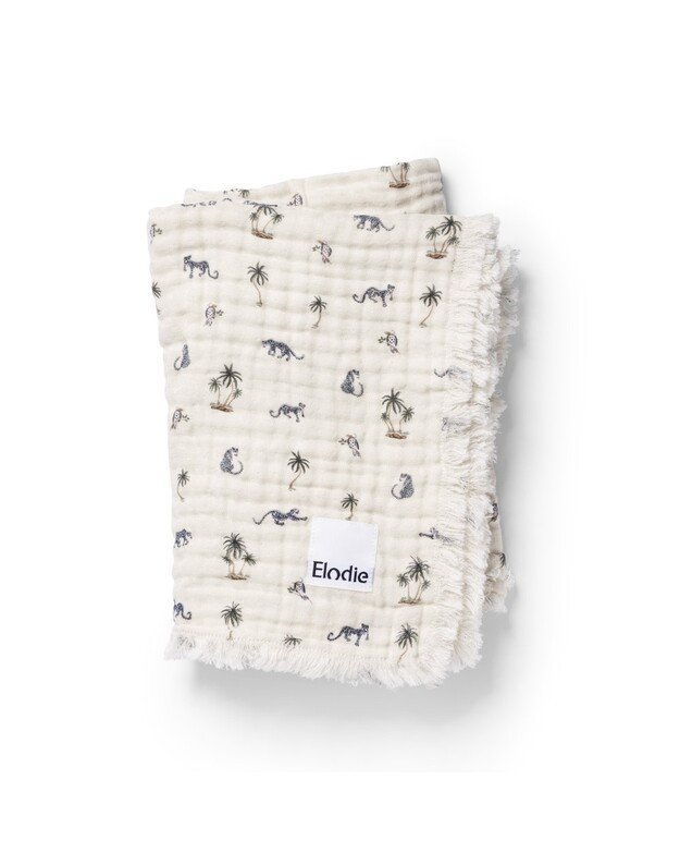 Elodie Details minkštas medvilninis užklotas Garden Leo's Resort