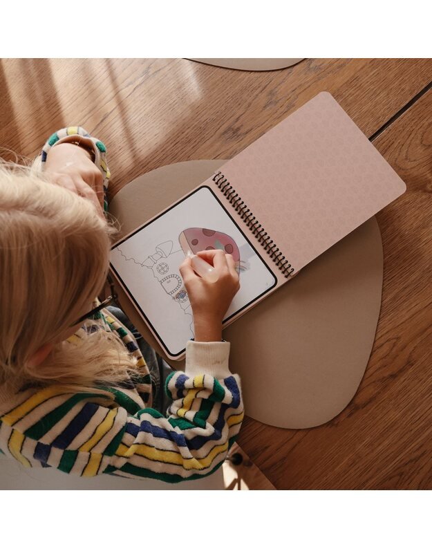 Mushie daugkartinė vandens spalvinimo knygelė Fairies 6