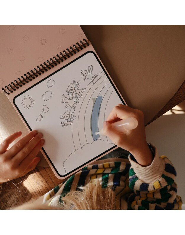 Mushie daugkartinė vandens spalvinimo knygelė Fairies 2