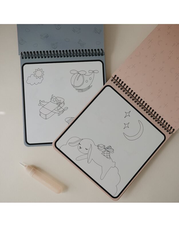 Mushie daugkartinė vandens spalvinimo knygelė Fairies 9