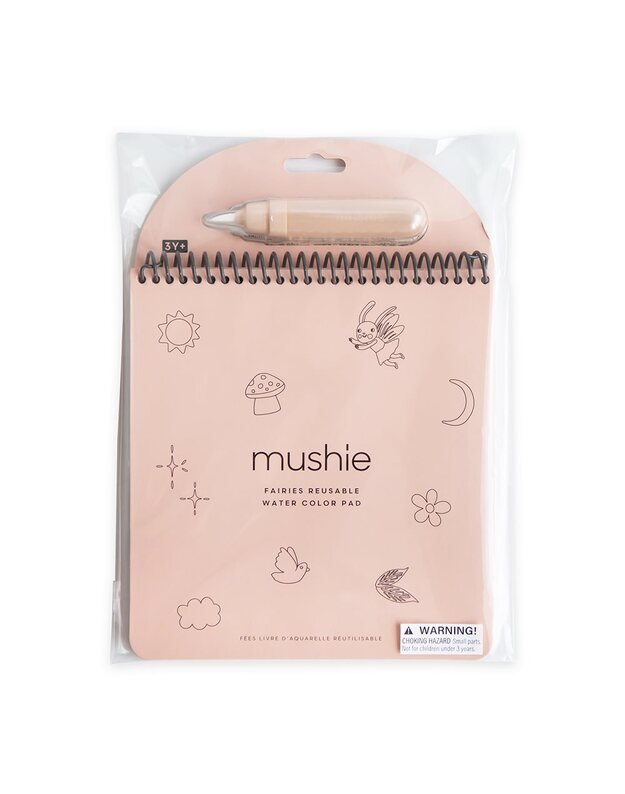 Mushie daugkartinė vandens spalvinimo knygelė Fairies 3