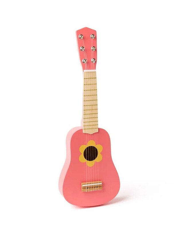 Kid's Concept vaikiška gitara Flower Pink, rožinė