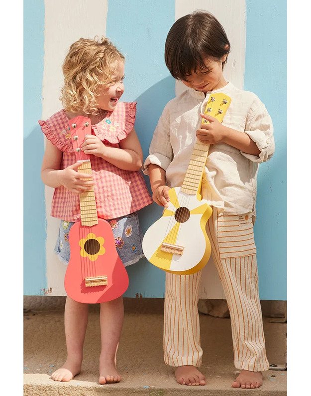 Kid's Concept vaikiška gitara Flower Pink, rožinė 7