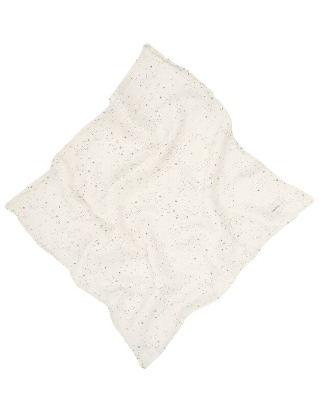 Nobodinoz dvigubo muslino pledukas WABI-SABI BLUE MILKY WAY 2