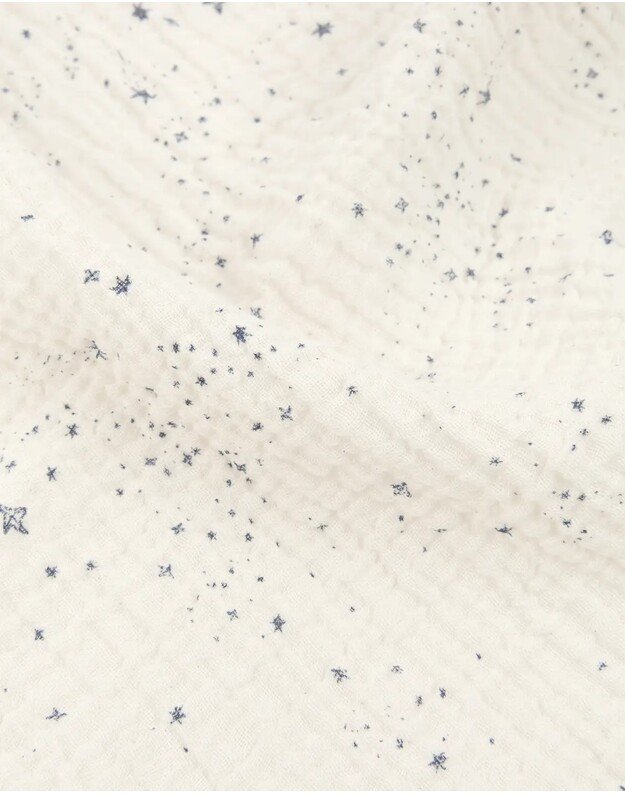 Nobodinoz dvigubo muslino pledukas WABI-SABI BLUE MILKY WAY 3