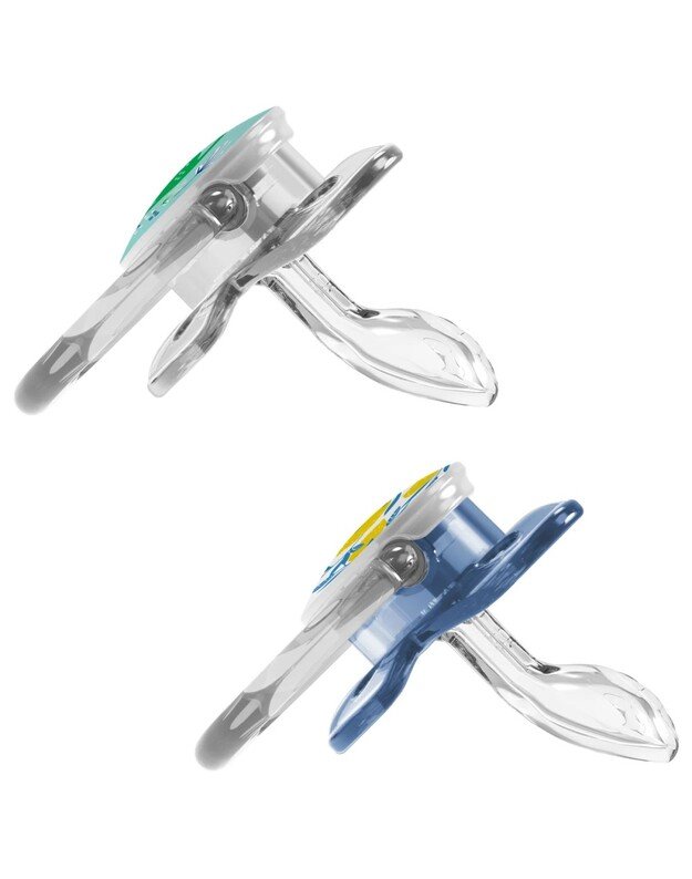 Dr Brown's čiulptukai PreVent Butterfly 6-18 mėn., 2 vnt, mėlyni 1