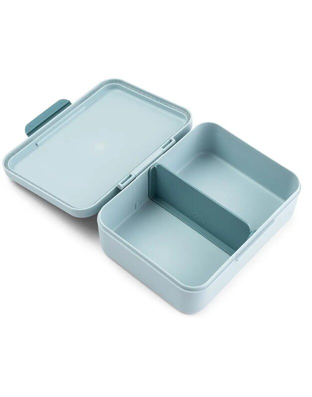 Done by Deer pietų dėžutė su skirtuku Tiny Farm, mėlyna 1