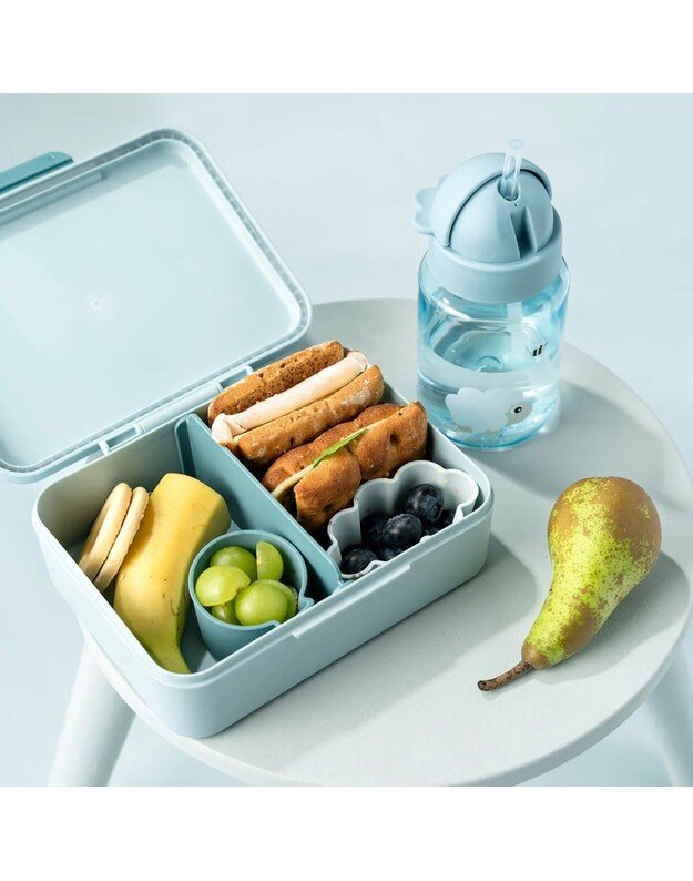 Done by Deer pietų dėžutė su skirtuku Tiny Farm, mėlyna 3