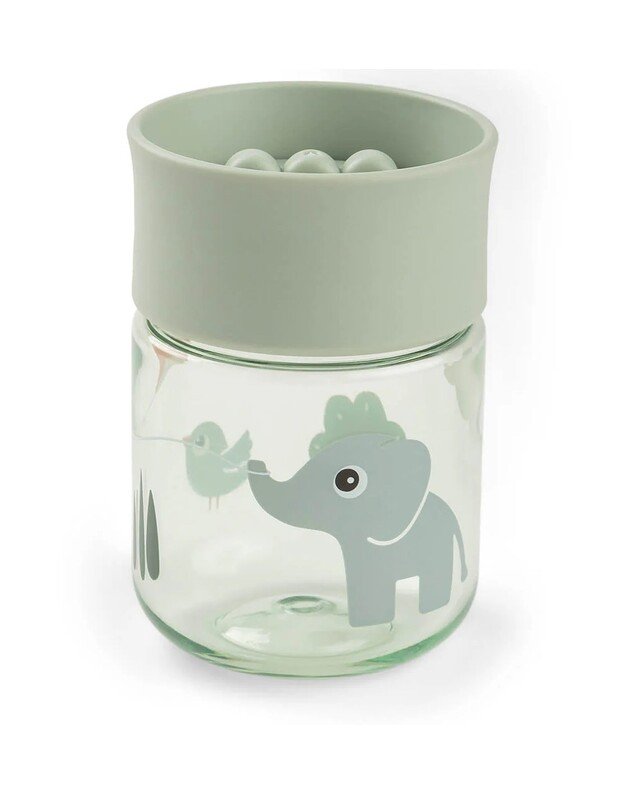 Done by Deer mokymosi gertuvė 360° Playground, 260ml, žalia