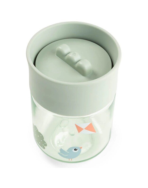 Done by Deer mokymosi gertuvė 360° Playground, 260ml, žalia