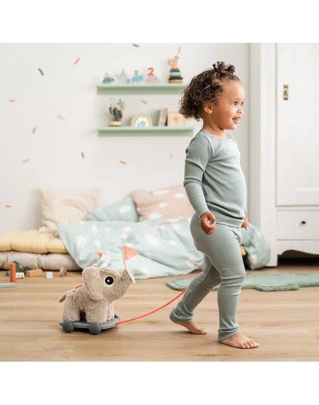 Done by Deer 2in1 tempiamas lavinamasis žaislas Elphee, smėlio spalvos