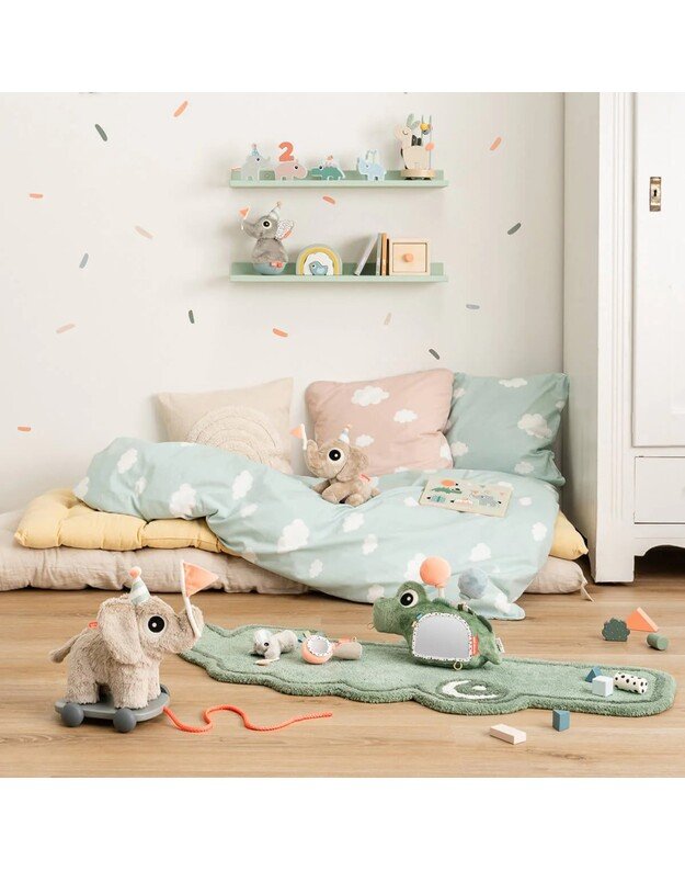 Done by Deer 2in1 tempiamas lavinamasis žaislas Elphee, smėlio spalvos