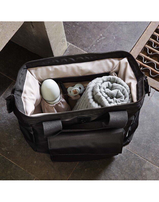 Elodie Details mamos rankinė Wide Frame Black, juoda