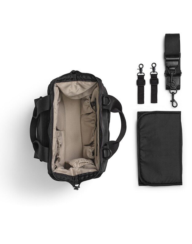 Elodie Details mamos rankinė Wide Frame Black, juoda