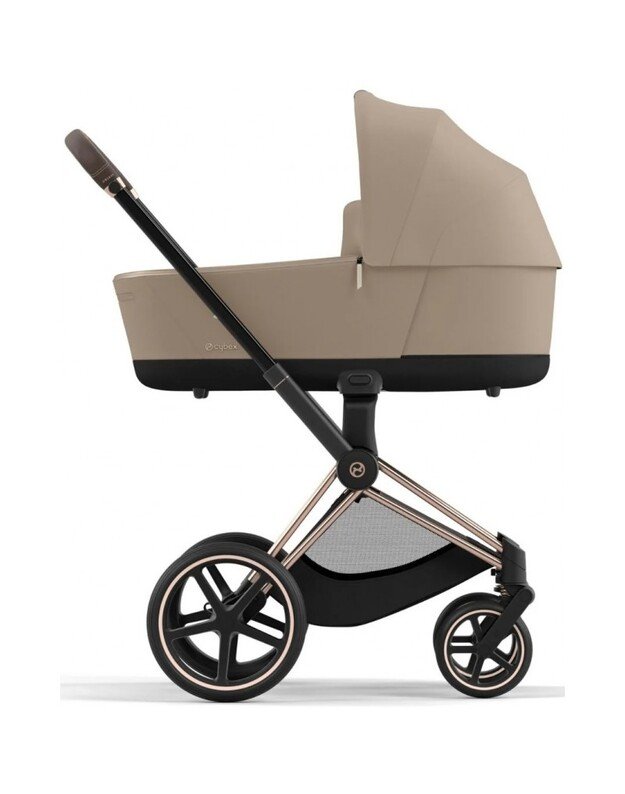 CYBEX vežimėlis naujagimiui PRIAM V4 Cozy Beige, smėlio spalvos