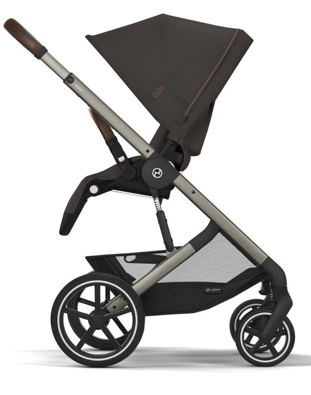 Cybex vežimėlis Balios S LUX TPE Chocolate Brown, rudas