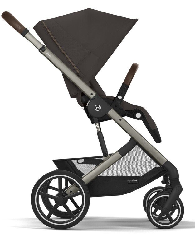 Cybex vežimėlis Balios S LUX TPE Chocolate Brown, rudas