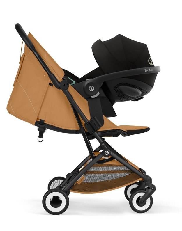 Cybex Orfeo vežimėlis BLK Cinnamon Yellow, geltonas