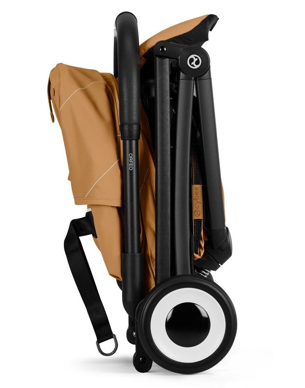 Cybex Orfeo vežimėlis BLK Cinnamon Yellow, geltonas