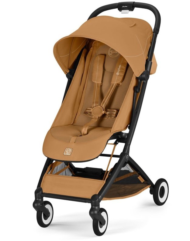 Cybex Orfeo vežimėlis BLK Cinnamon Yellow, geltonas