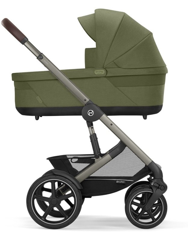 Cybex 2in1 vežimėlio komplektas Talos S LUX V2 TPE Moss Green, žalias