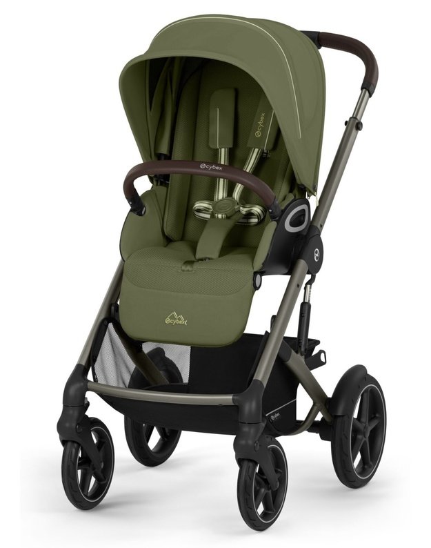 Cybex 2in1 vežimėlio komplektas Talos S LUX V2 TPE Moss Green, žalias