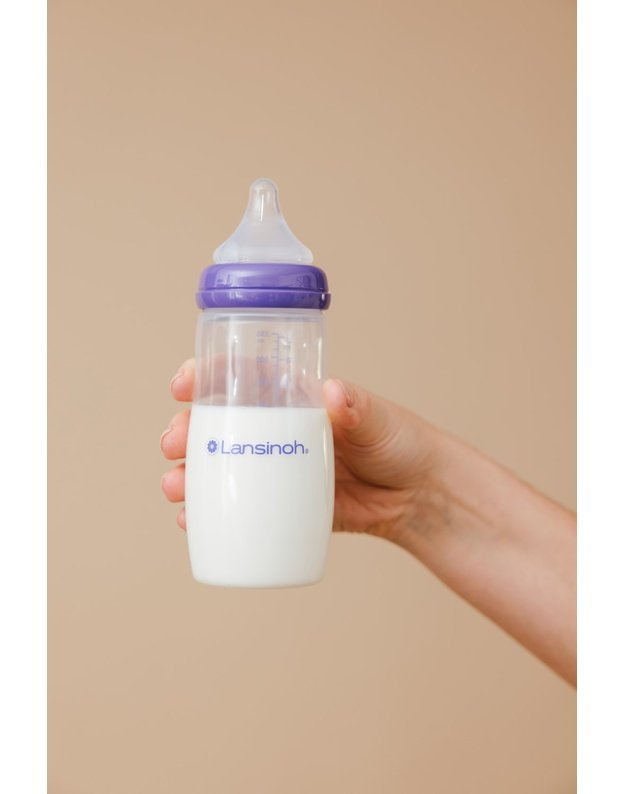 Lansinoh maitinimo buteliukas su žinduku, 330 ml