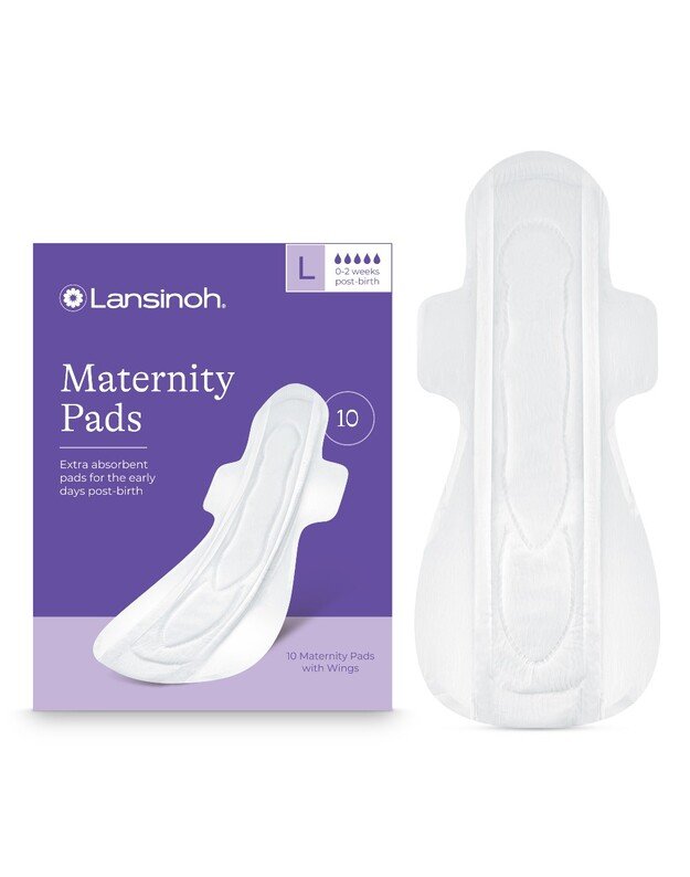 Lansinoh extra absorbent pads (L): 0-2 weeks postpartum Extra Absorbent, 10 pk 11