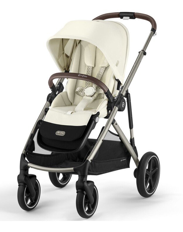 Vežimėlis Cybex Gazelle S TPE Seashell Beige, smėlio spalvos