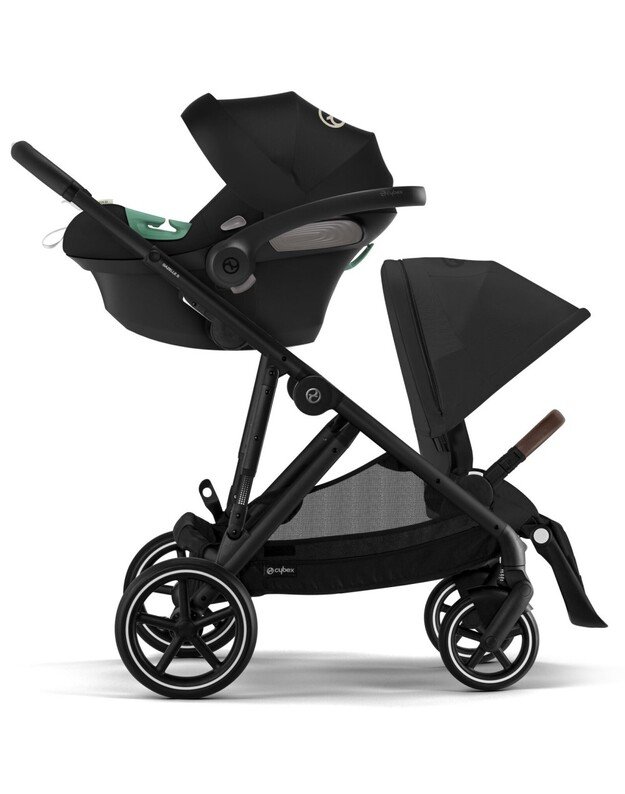 Vežimėlis Cybex Gazelle S BLK Moon Black, juodas