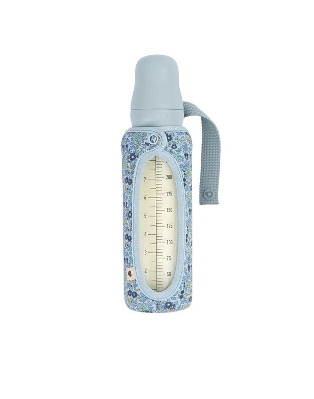 BIBS x Liberty įmautė 225ml buteliukui Chamomile Lawn Baby Blue, mėlyna