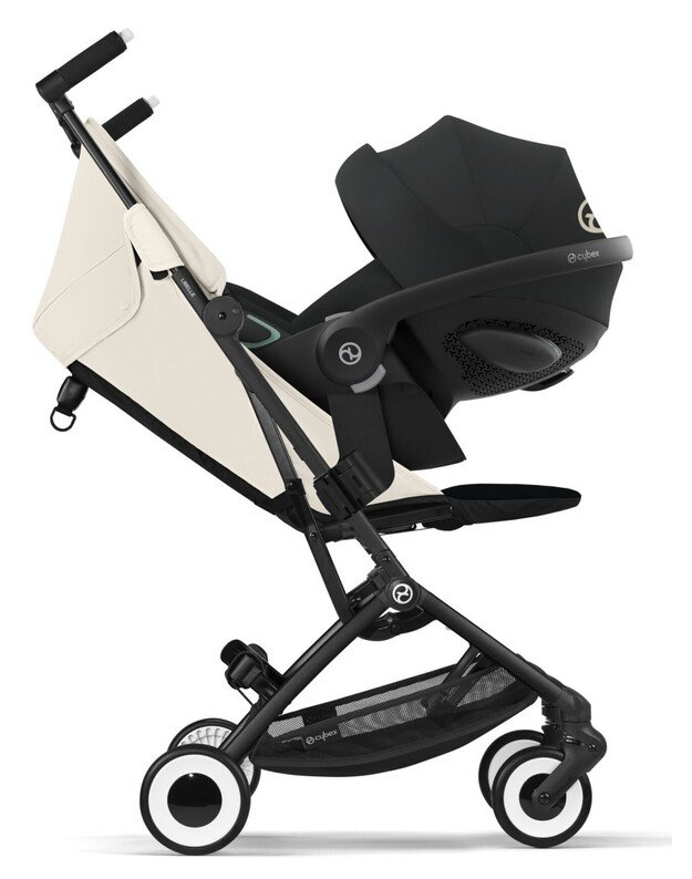 Cybex vežimėlis Libelle BLK Canvas White, baltas