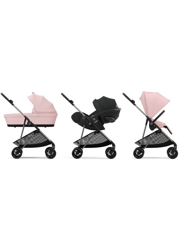 Vežimėlis Cybex Melio (2024) Candy Pink, rausvas