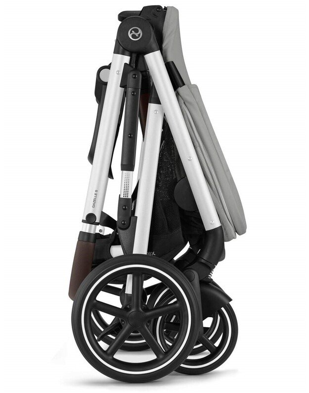 Cybex vežimėlis Gazelle S SLV Stone Grey, pilkas