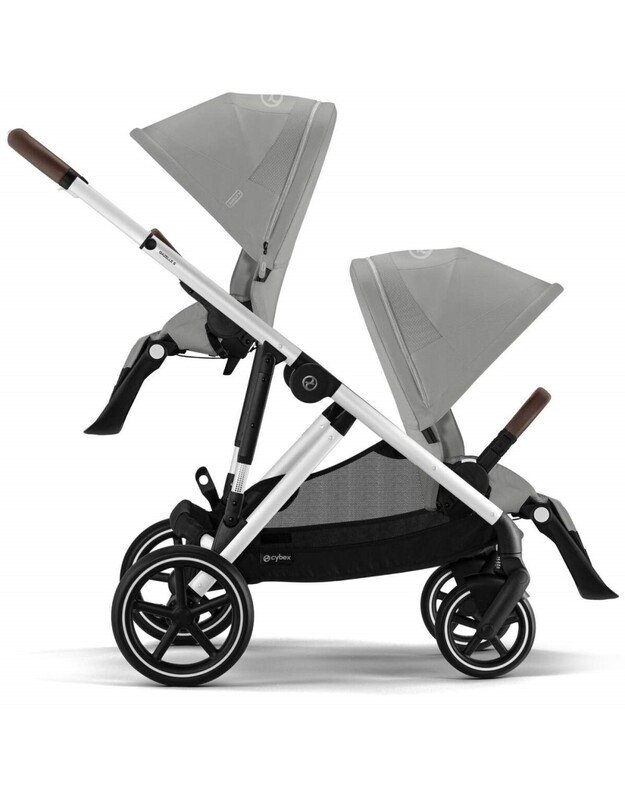 Cybex vežimėlis Gazelle S SLV Stone Grey, pilkas