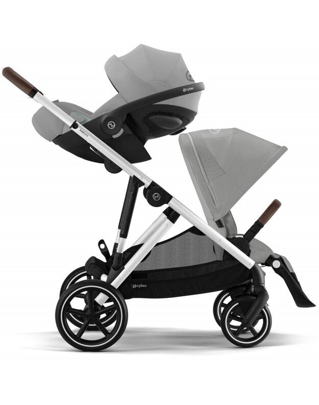 Cybex vežimėlis Gazelle S SLV Stone Grey, pilkas