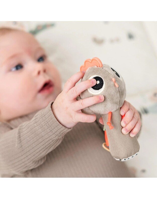 Done by Deer sensorinis barškutis Tiny Farm, smėlio spalvos 2