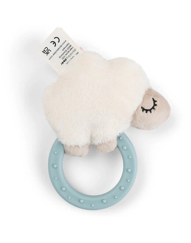 Done by Deer sensorinis barškutis - kramtukas Sheepy, mėlynas 1