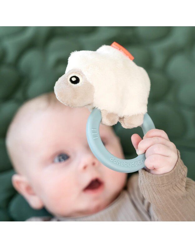 Done by Deer sensorinis barškutis - kramtukas Sheepy, mėlynas 3