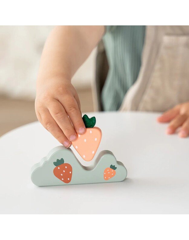 Done by Deer medinis žaislų rinkinys Tiny Farm Pigee 4