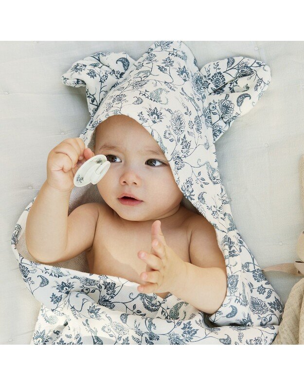 Elodie Details rankšluostis su gobtuvu Garden Leo Toile, melsvas 1