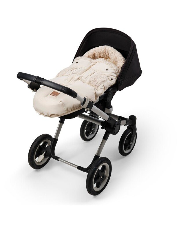 Elodie Details vežimėlio miegmaišis (vokelis) Soft Sherpa, smėlio spalvos 6